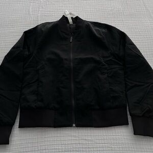 lululemon athletica Black Bomber Jacket